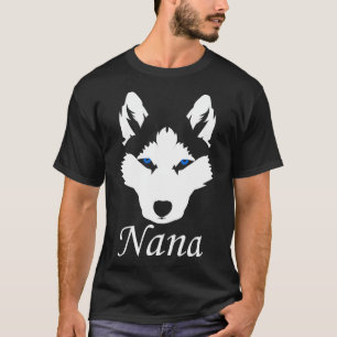 Cute Dog Eigenaar Siberian Husky Nana T-shirt