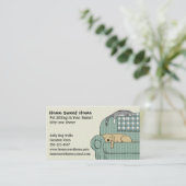 Cute Dog en Cat Pet Sitting Animal Care Visitekaartje (Staand voorkant)