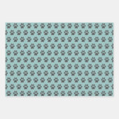 Cute Dog en Paw Prints Draping Paper Set (Voorkant 2)