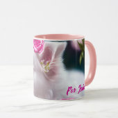 Cute Dog en Roos Collectie Mok (Voorkant rechts)