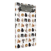 Cute Dog Face Illustration Pattern Mini Klembord (Schuin)