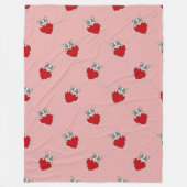 Cute dog fleece deken (Voorkant)