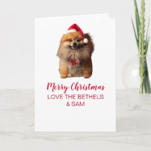 Cute Dog Folded Wenskaart Kaart