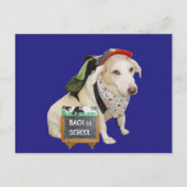 Cute Dog Funny Back to School Briefkaart (Voorkant)