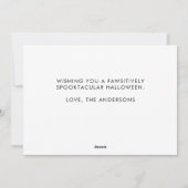 Cute Dog Ghosts Specialized Happy Halloween Feestdagenkaart (Achterkant)