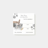 Cute dog grooming Appointment Post-it® notes (Voorkant)