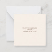 Cute Dog Happy Howlidays Kerstmis Notitiekaartje (Achterkant)