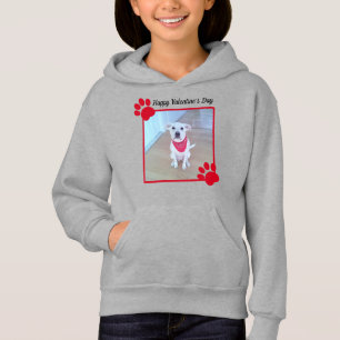 Cute Dog Happy Valentines Day Red Paws 1 Foto