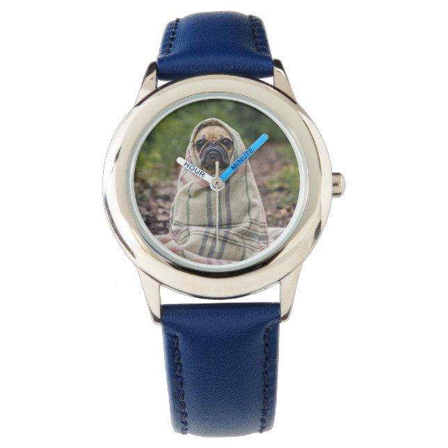 Cute Dog-horloges Horloge (Voorkant)