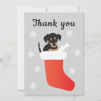 Cute dog in een stoppende sneeuwvlokken