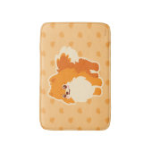 Cute Dog Kawaii Pomeranian Badmat (Voorkant Verticaal)