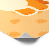 Cute Dog Kawaii Pomeranian Poster (Hoek)