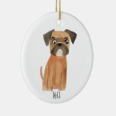 Cute Dog Keramisch Ornament (Rechts)