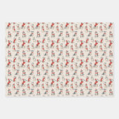 Cute Dog Kerstmis Inpakpapier Vel (Voorkant 3)