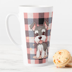 Cute Dog Latte Mok