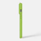 Cute Dog lime green iPhone Hoesje (Linkerkant)