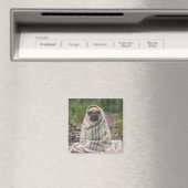 Cute Dog magnet 2 Magneet (Insitu (Vaatwasser))