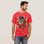 Cute Dog met hart T-shirt (Voorkant volledig)