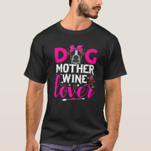 Cute Dog Moeder Lover Boxer Dog Moederdag T-shirt