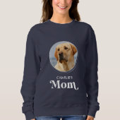 Cute Dog MOM Personalized Retro Pet Photo Trui (Voorkant)