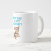 Cute Dog Mug Extra Grote Beker (Voorkant rechts)