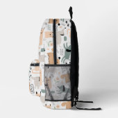 Cute Dog Pattern Bedrukte Rugzak (Rechts)