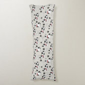Cute Dog Pattern body kussens (Voorkant Verticaal)