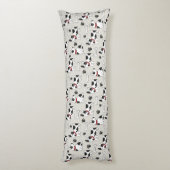 Cute Dog Pattern body kussens (Achterkant (Verticaal))