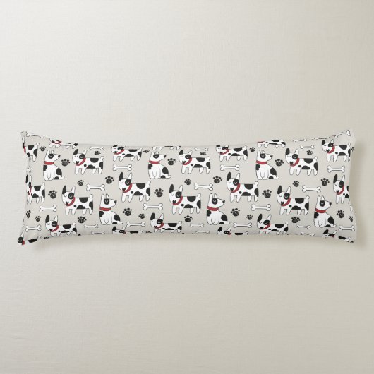 Cute Dog Pattern body kussens (Voorkant)
