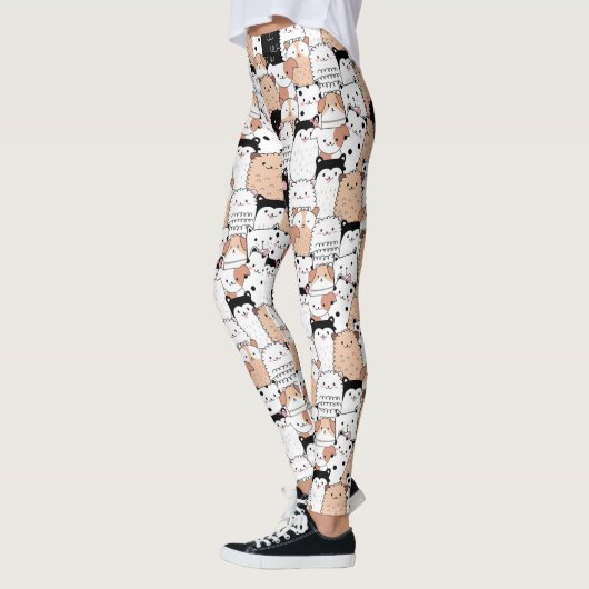 Cute Dog Pattern Leggings (Links)