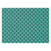 Cute Dog Pattern met diskettestoren en bot Tafelkleed (Voorkant (Horizontaal))