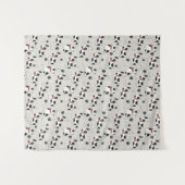 Cute Dog Pattern tapestry Wandkleed (Voorkant (horizontaal))