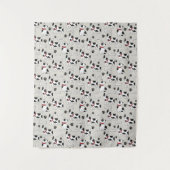 Cute Dog Pattern tapestry Wandkleed (Voorkant)