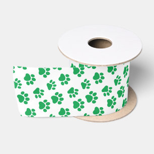 Cute Dog Paw Prints for Hondenliefhebbers V08 GREE Lint