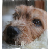 Cute Dog Personalized Shower Curtain Douchegordijn (Voorkant)