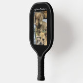 Cute Dog Photo Pickleball Paddle (Links)