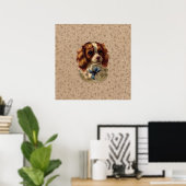 Cute Dog Print (Thuiskantoor)