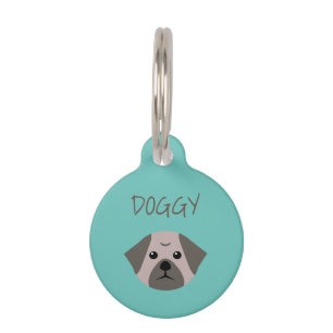 Cute Dog Pug Huisdierpenning
