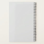 Cute Dog Puppy Blooming Tree 2026 Personalized Planner (Achterkant)