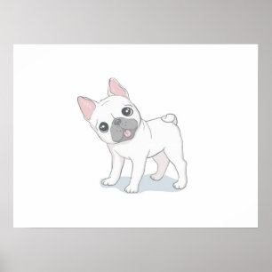 Cute Dog Puppy Cadeau voor Hondenliefhebbers Poster