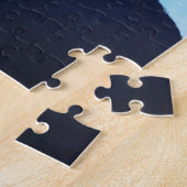 Cute Dog Puzzle Birthday Kaart Legpuzzel (Zijkant)