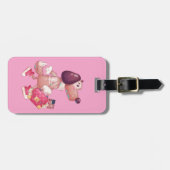 Cute Dog Reisbare afbeelding Aanpasbare Foto Bagagelabel (Voorkant horizontaal)