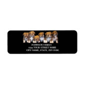 Cute Dog Return Label (Voorkant)