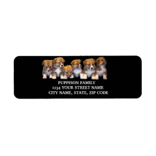 Cute Dog Return Label