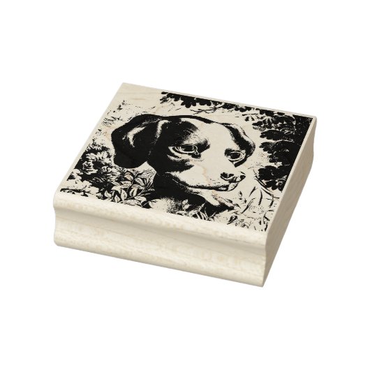 Cute dog 	rubberstempel (Stempel)