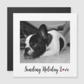 Cute Dog Sending Holiday Love (Voorkant / Achterkant)