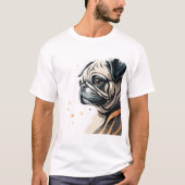 Cute Dog Sketch T-shirt (Voorkant)