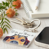 Cute Dog Sleutelhanger (Voorkant Rechts)