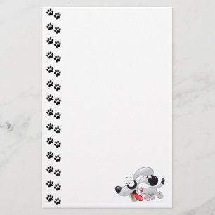 Cute Dog Stationery Briefpapier