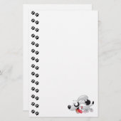 Cute Dog Stationery Briefpapier (Voorkant / Achterkant)